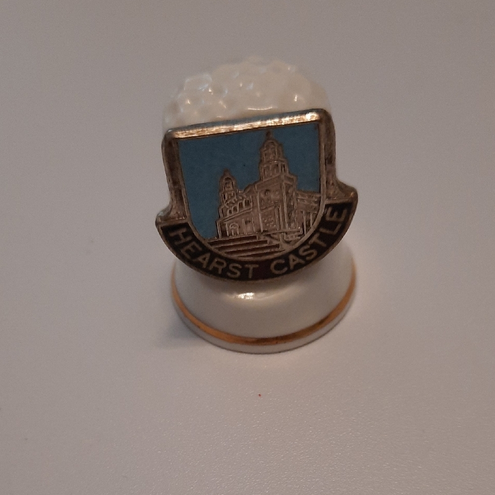 Hearst Castle Souvenir Thimble